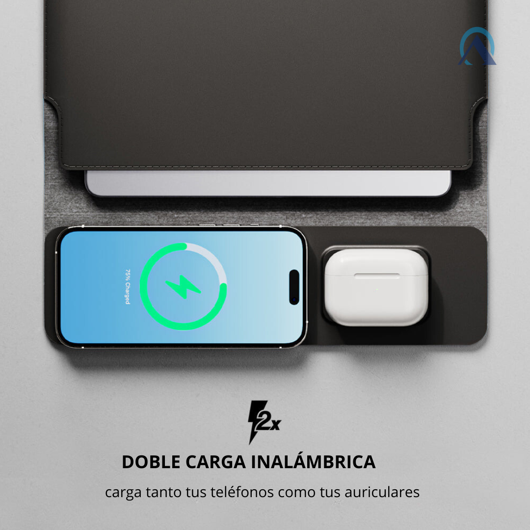 Funda 4 en 1 TECA con Cargador Inalámbrico